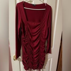 Fashion Nova red dress